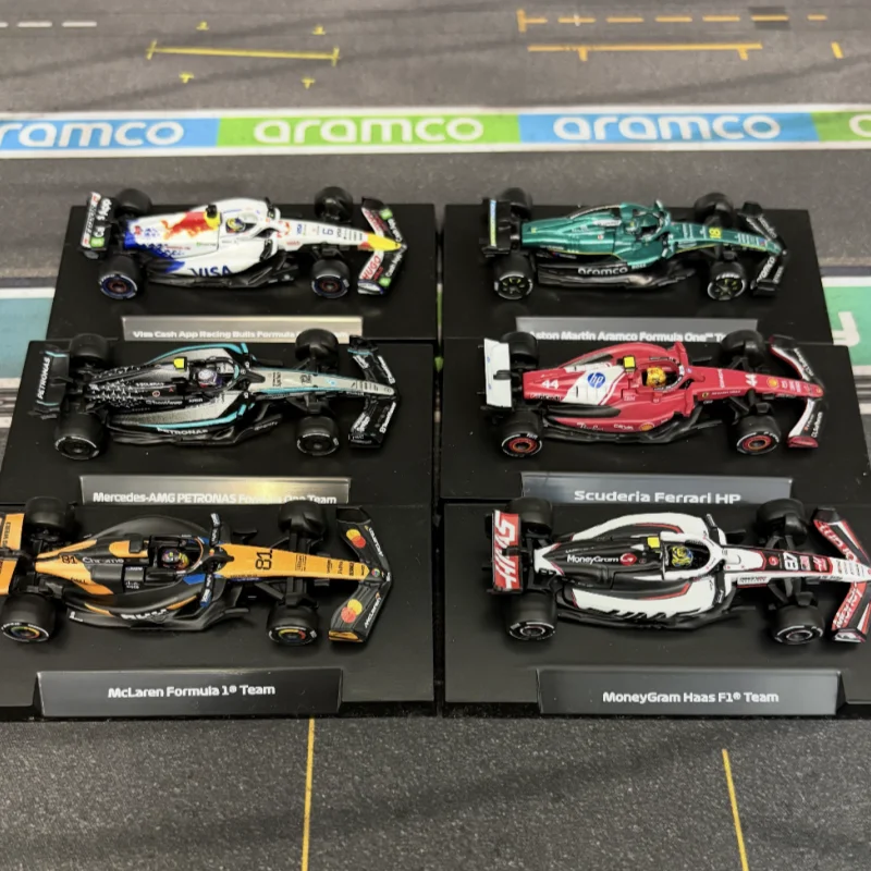 Hot Wheels Premium HRV11 F1 Diecast Race Car 2025 Ferrari Mercedes Red Bull Haas Hamilton Alloy Mini Model For Formula 1 Fans Co view 5