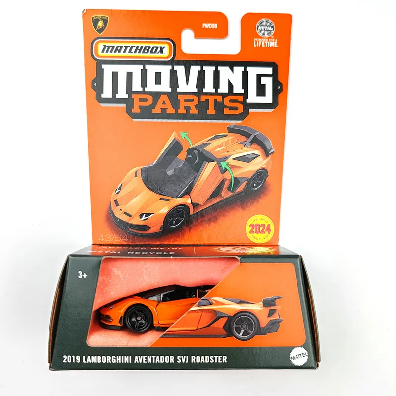 2024 FWD28 MATCHBOX Cars Porsche 356A 2019 Lamborghini Aventador SVJ Roadster 1/64 Metal Die-cast Model Collection Toy Vehicles