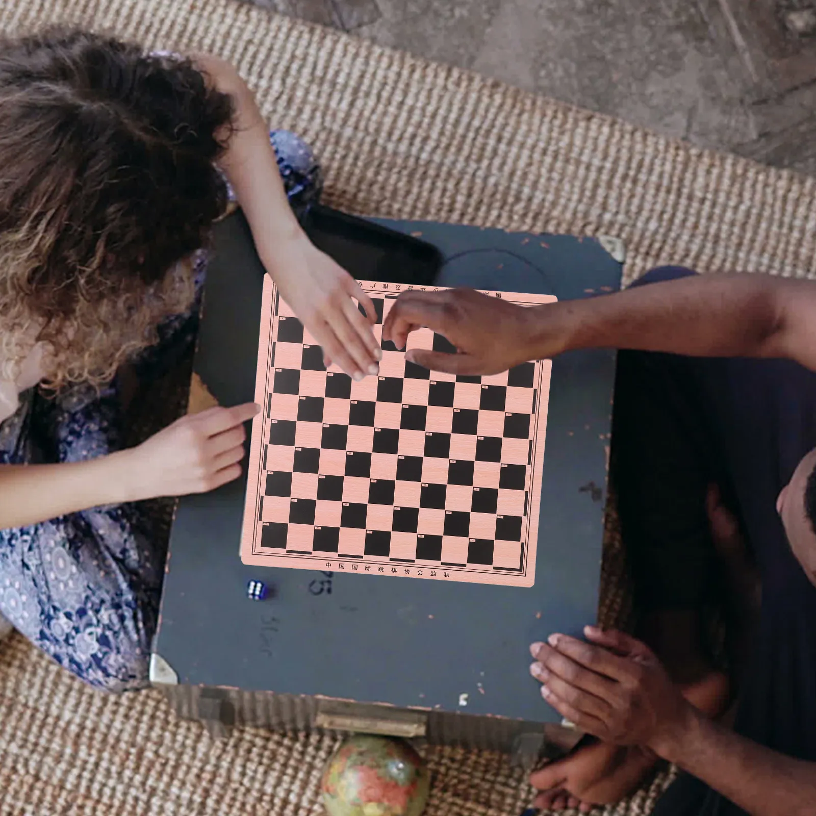 

Portable Wooden Checkerboard Chess Board for Home Tabletop Use Elegant Stable Design Fine Craftsmanship Versatile