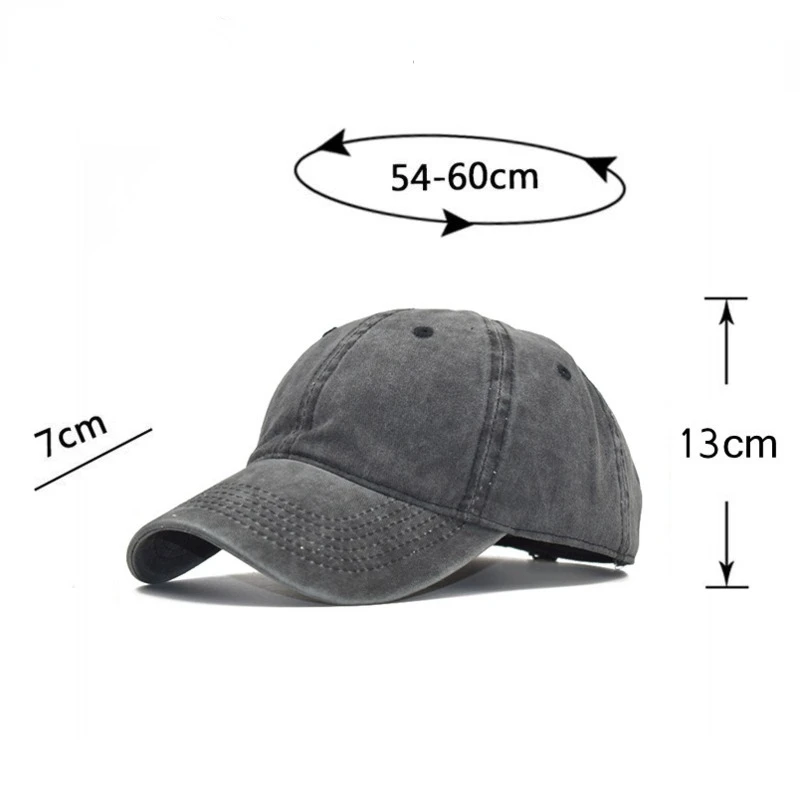 Unisex Distressed Baseball Cap Denim Hip Hop Motor Racing Hats Dad Hat Six Panel CapTrucker Casual Hat for Women Men