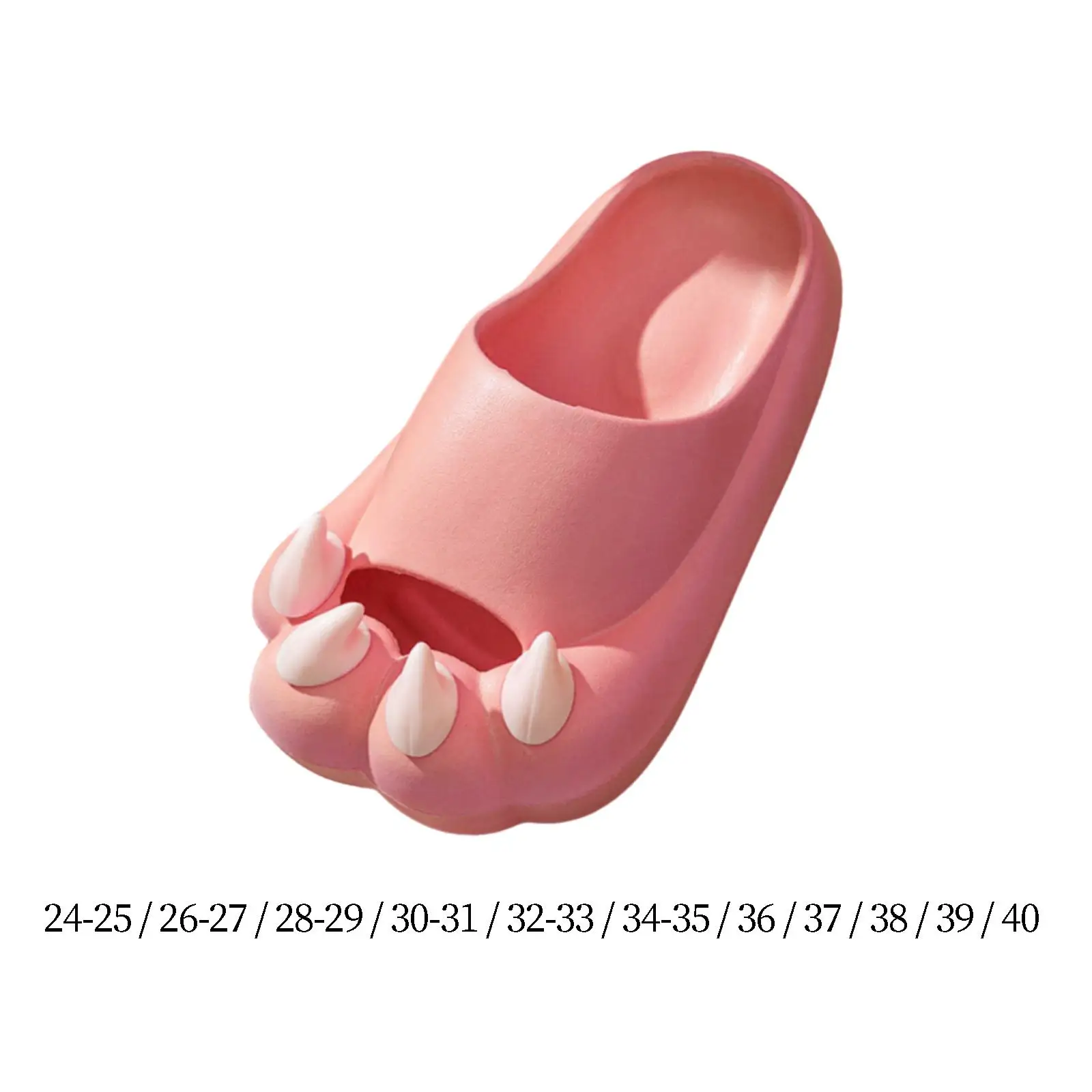 동물 발 슬라이드 빠른 건조 방수 발톱 방지 슬리퍼, 재미있는 샌들, 샤워 목욕용 여성 샌들 
