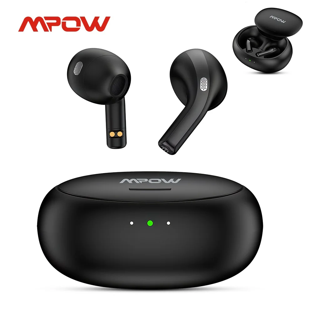 Mpow Air Pro Translation Earbuds Real Time, 3-in-1 Bluetooth 5.3 Translator Earbuds with 114 Languages 48Hrs for Travel/Learning