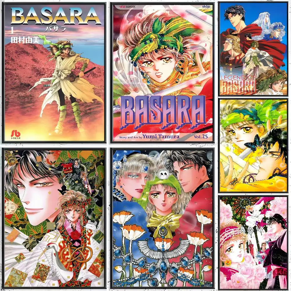 Basara Poster Sticker Print Waterproof Wall Art For Living Room Bedroom Home Decor