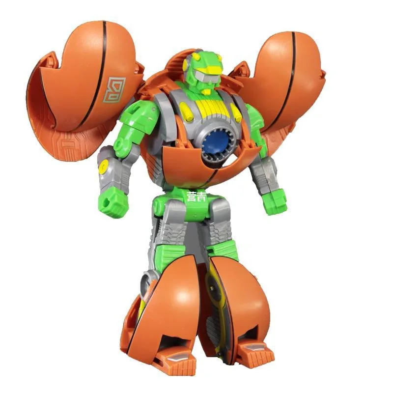 Robot King Kong Transformed Basketball Kokor Jouets de football, Puzzle de dessin animé pour enfants, Rugby Police Model Gift