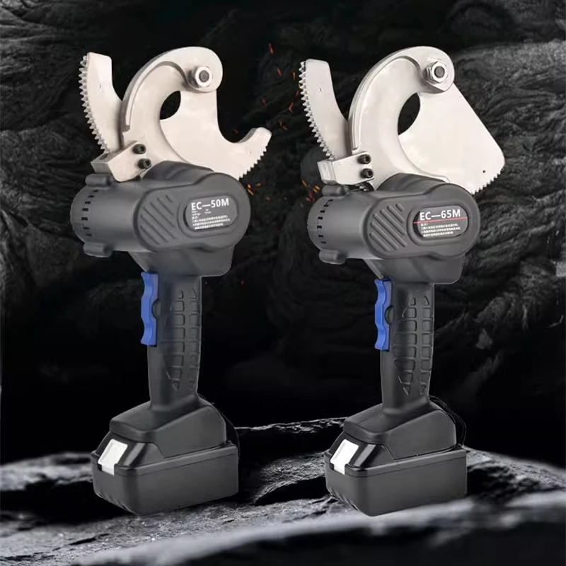 EC-50M Rechargeable ratchet cable cutters Electric gear cutter lithium battery open type quick bolt cutter