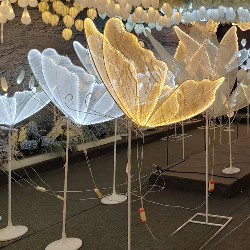 

Wedding props electric luminous butterfly wings stage decoration ceiling special wedding guide private room decoration ornaments