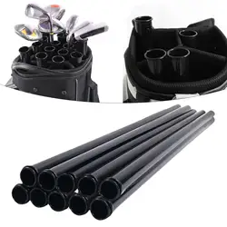 10 Pieces Golf Club Tubes Black Reusable Portable Golf Club Holder Collector,Golf Club Organizer Golf Accessories Equipment