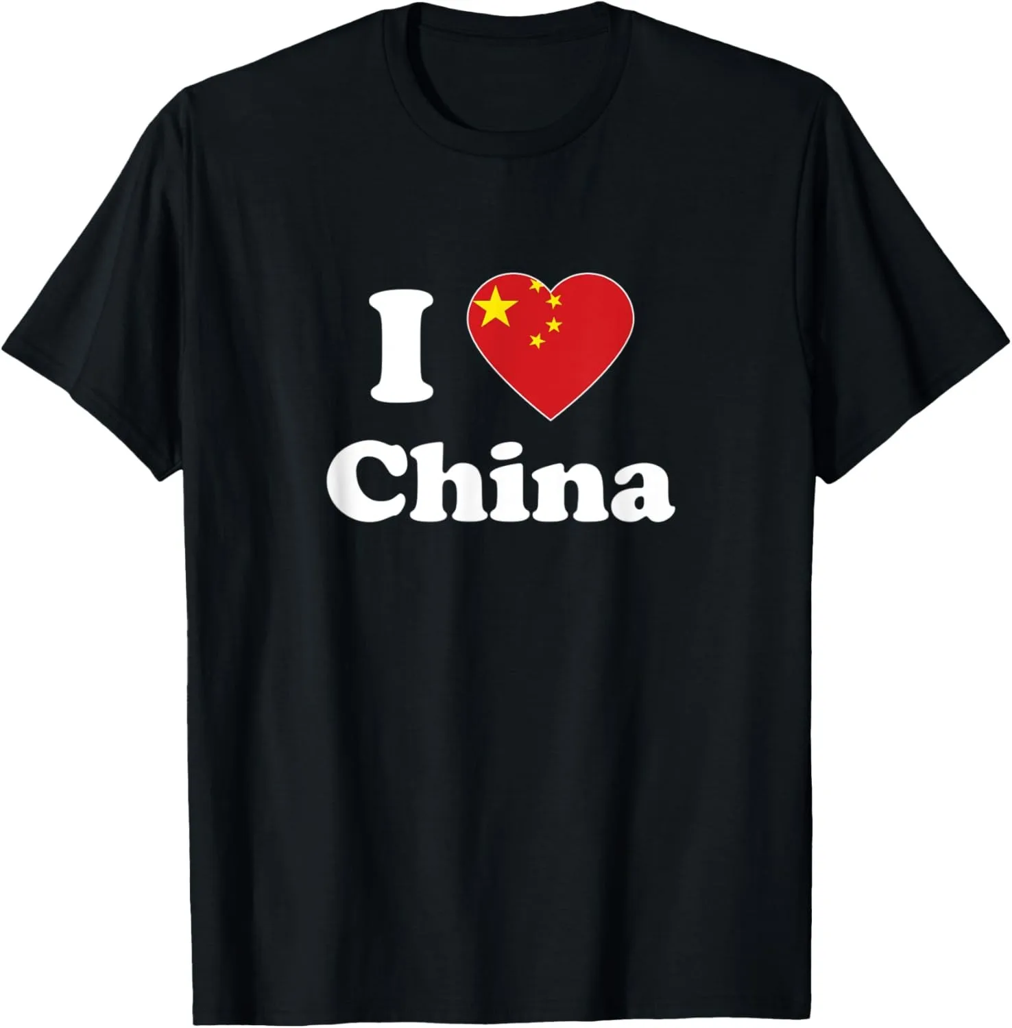 Ich liebe China Chinesisches Schriftzeichen T-Shirt Unisex Sommer Streetwear Oberteile Personalisierte Kleidung Bedrucktes T-Shirt – Detail 4