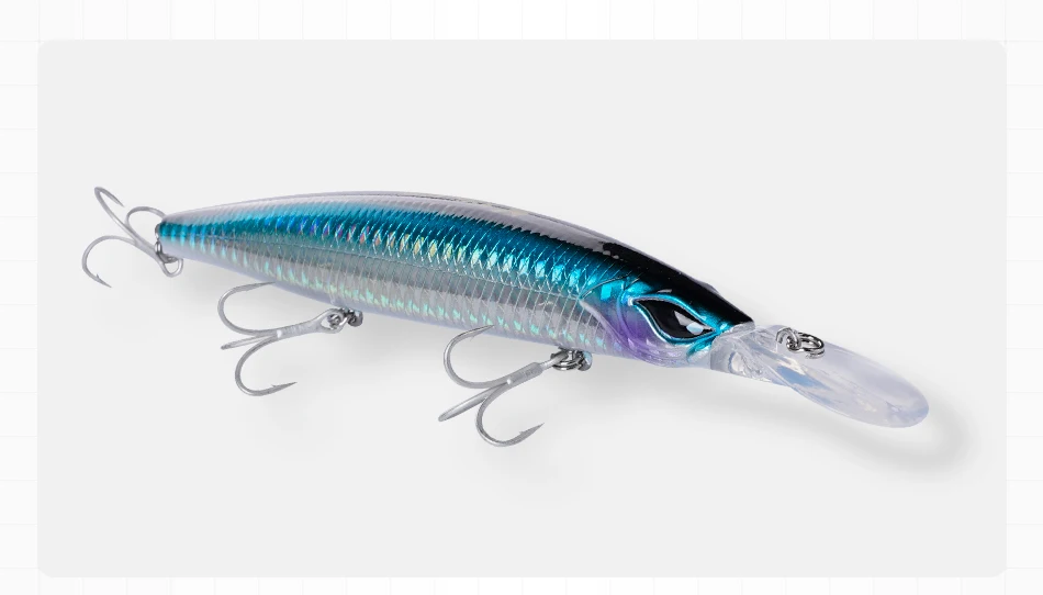 Kishimoto Jerkbait Minnow 12,5 cm 26 g Sinking Minnow Angelköder Long-Lip Diving Long Casting Künstlicher harter Köder Angelköder – Detail 8