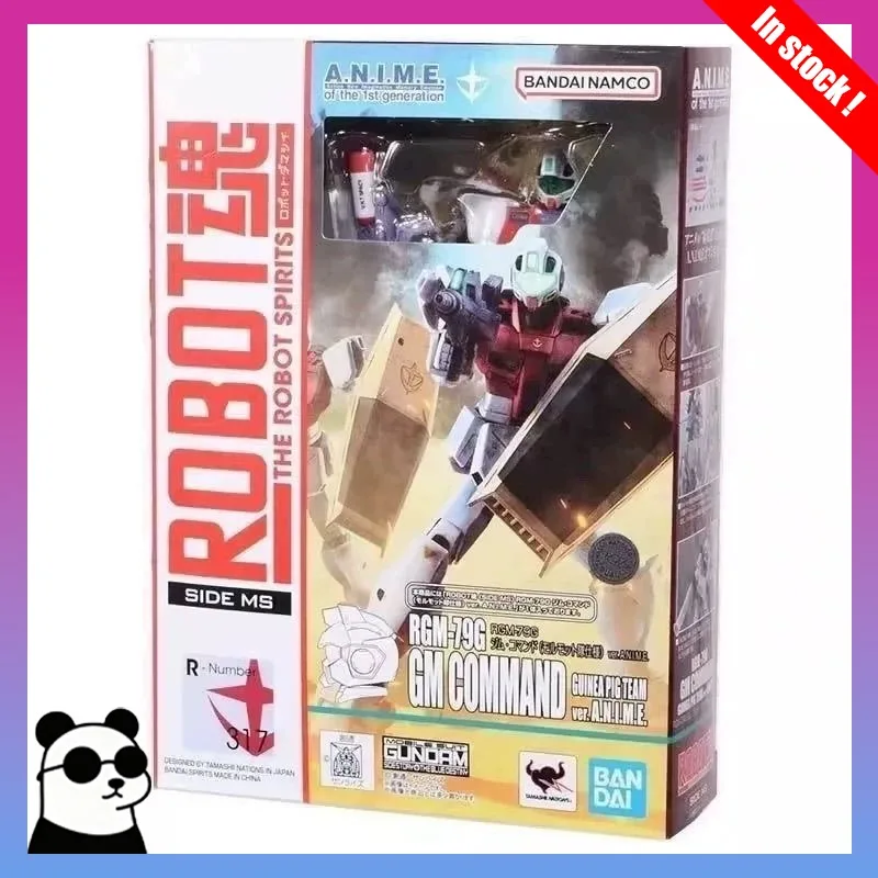 

В наличии Оригинальный сборный набор Bandai Gundam Model Kit Robot Spirits RGM-79G GM Command Guineapig Team, коллекционная модель аниме-фигурки