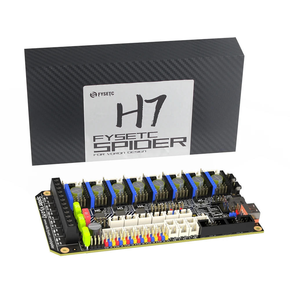 Płyta główna FYSETC Spider V3.0 H7, zasilacz 24V/48V 32-bitowy, 8-osiowa płyta sterująca TMC2209 TMC5160T STM32H723VGT6 do Voron — zdjęcie produktu 5