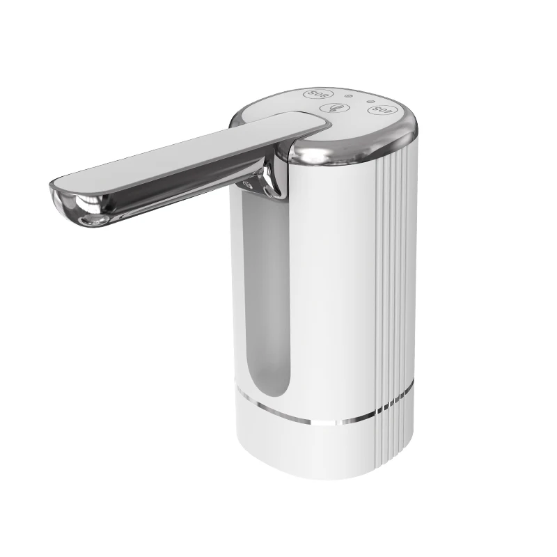 USB Rechargeable Portable Outdoor Electric Water Pump One Key Switch Auto Water Dispenser for Camping Water Tank