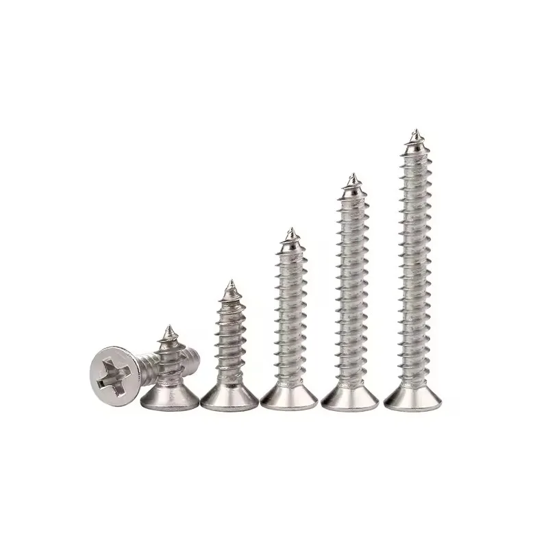 400pcs screw and nut set cup head hexagonal self-tapping screw cylindrical head screw nut set carbon steel