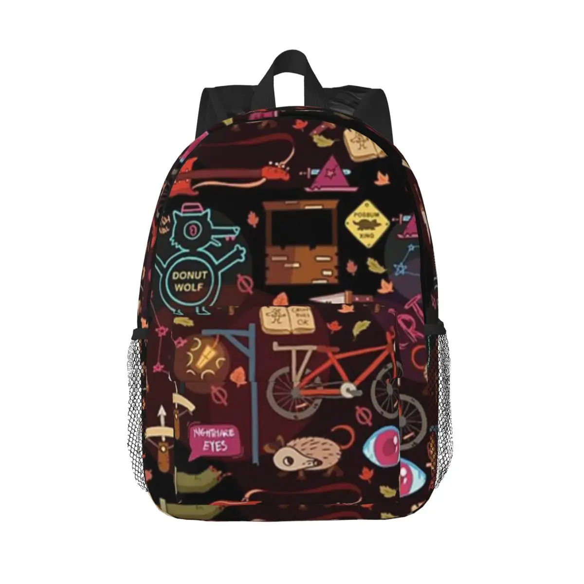 Night In The Woods Weird Printed Lightweight Casual Schoolbag For School, Outdoor, Shopping, Office 15inch