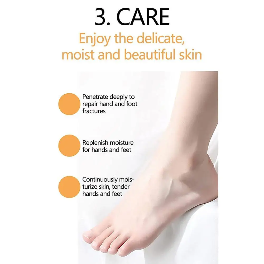 Crème réparatrice anti-séchage pour les pieds, soin de la peau, des mains et des pieds, élimination des fissures au talon, fréquence, 20g