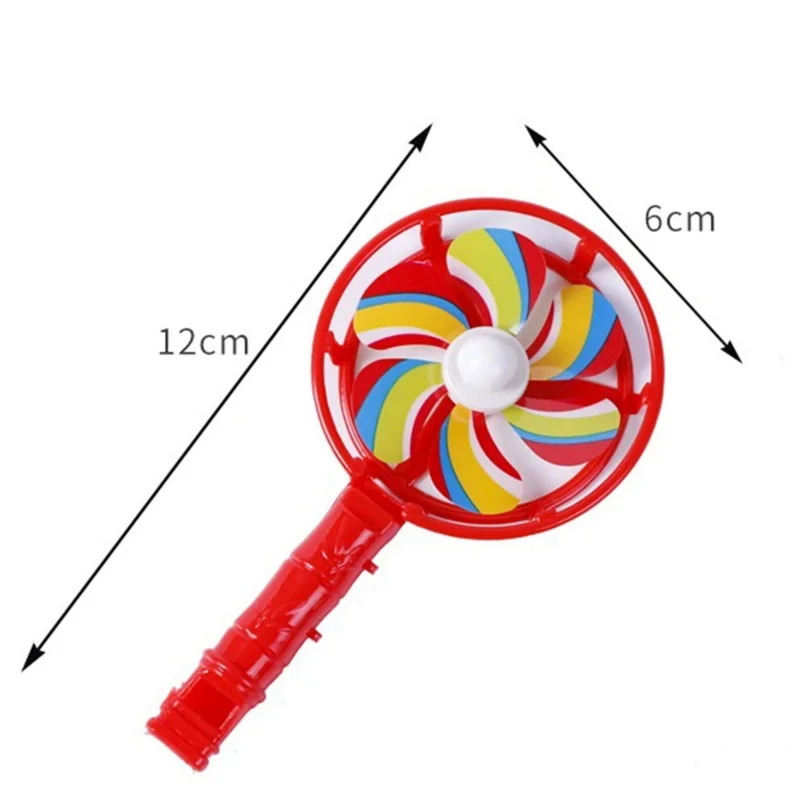 10-30pcs mini children windmill Colorful whistle cheering props Candy color nostalgic toys Hand-held blowing fan toy for kids