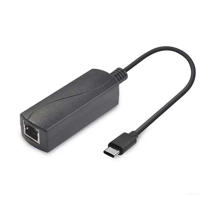 

Gigabit PoE to Type C Connectors Adapter Cable Injector Power Supply Charging Converter Ethernet Adapter for Dropship