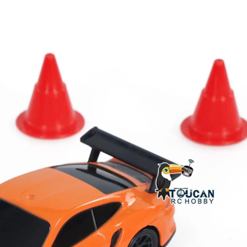 

1/43 RTR Mini Drift Race Car Remote Control Toy Car 4WD Tyres Radio Lights Traffic Cones Ready to Run Toy Model Gift Endless fun