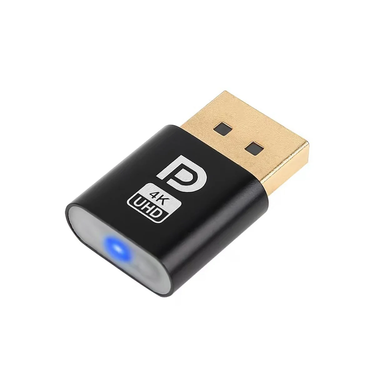 محول عرض افتراضي DP قابس وهمي Displayport ، محاكي شبح بدون رأس ، بطاقة فيديو رسومات PC ، edide ، 4K