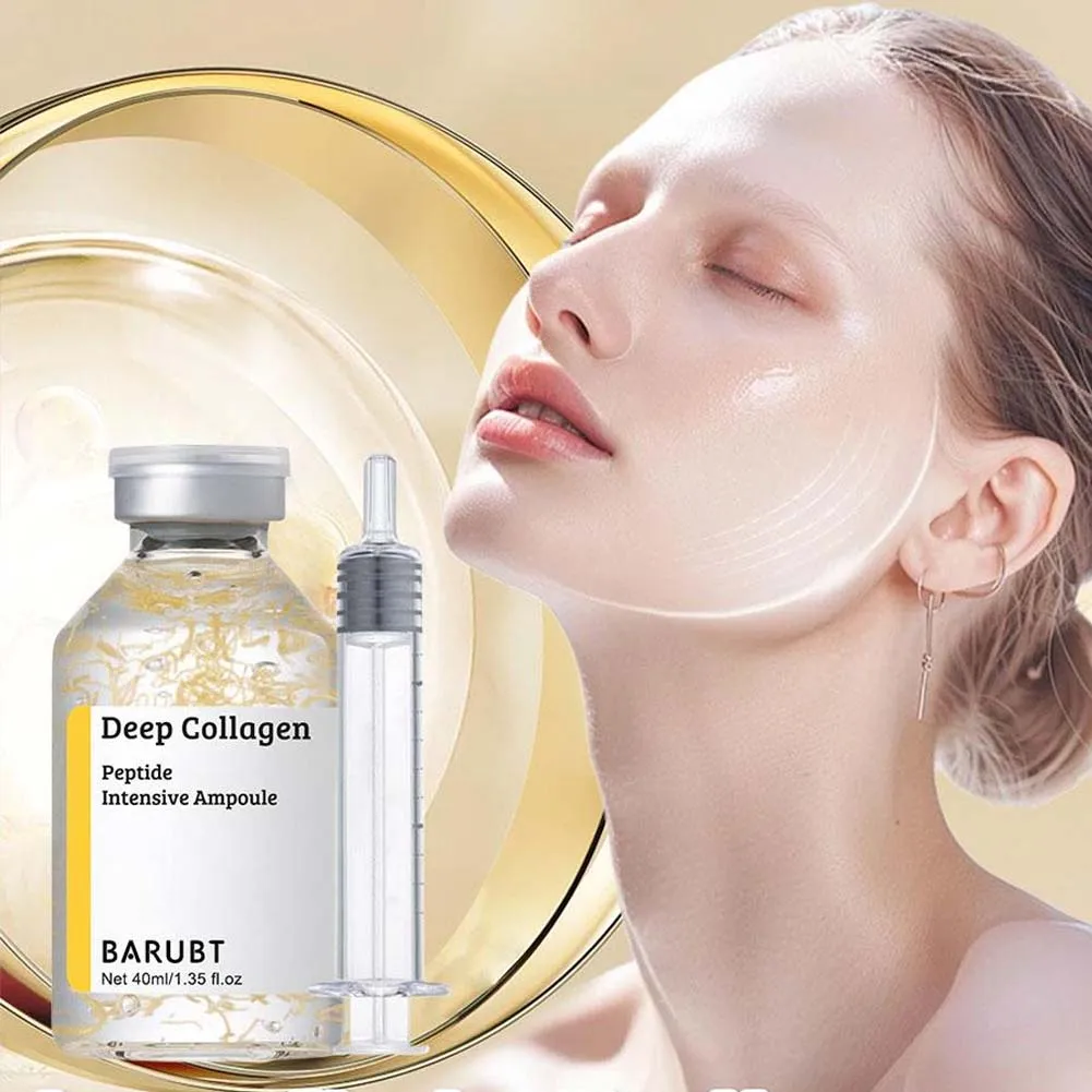 40ml Hydrating Collagen Facial Serum Nourishing Oil Control Stem Cell Ampoule Essence Smoothing Glow Boosting Skin Care