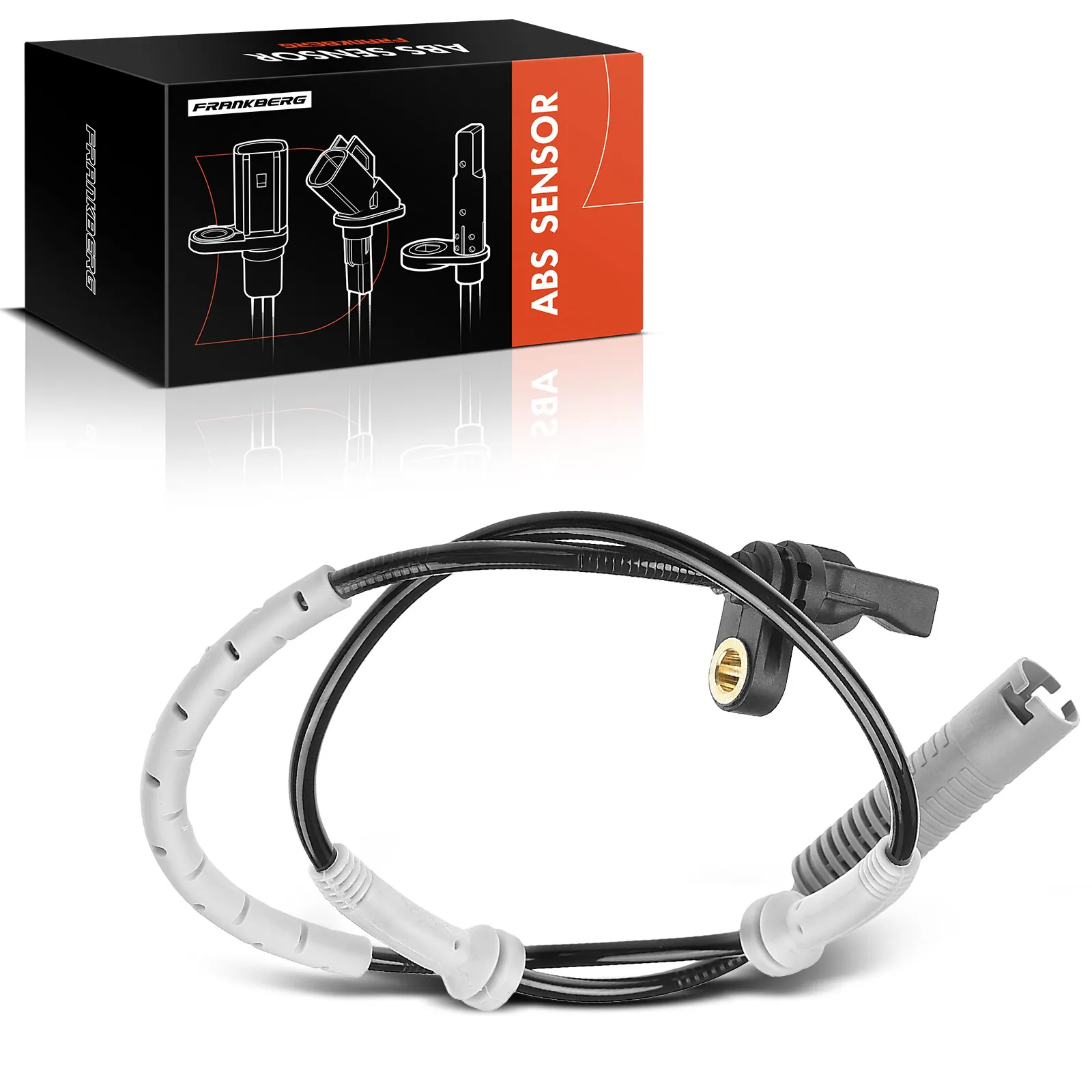 Frankberg 1x ABS Sensor Vooras Links Rechts voor BMW 1 Serie Coupe E82 3 Serie E90 E92 E93 07-13 34522283045