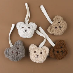 Soporte de felpa para chupete, Correa con apariencia de animal de peluche, decoración de guardería, correa para recién nacido