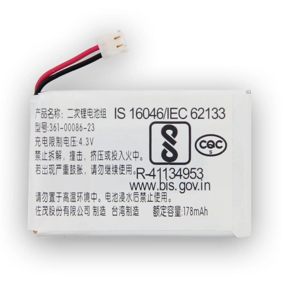 بطارية بديلة جديدة 361-00086-23 361-00086-24 لبطارية Garmin Vivoactive 4 Approach G10 178 مللي أمبير في الساعة