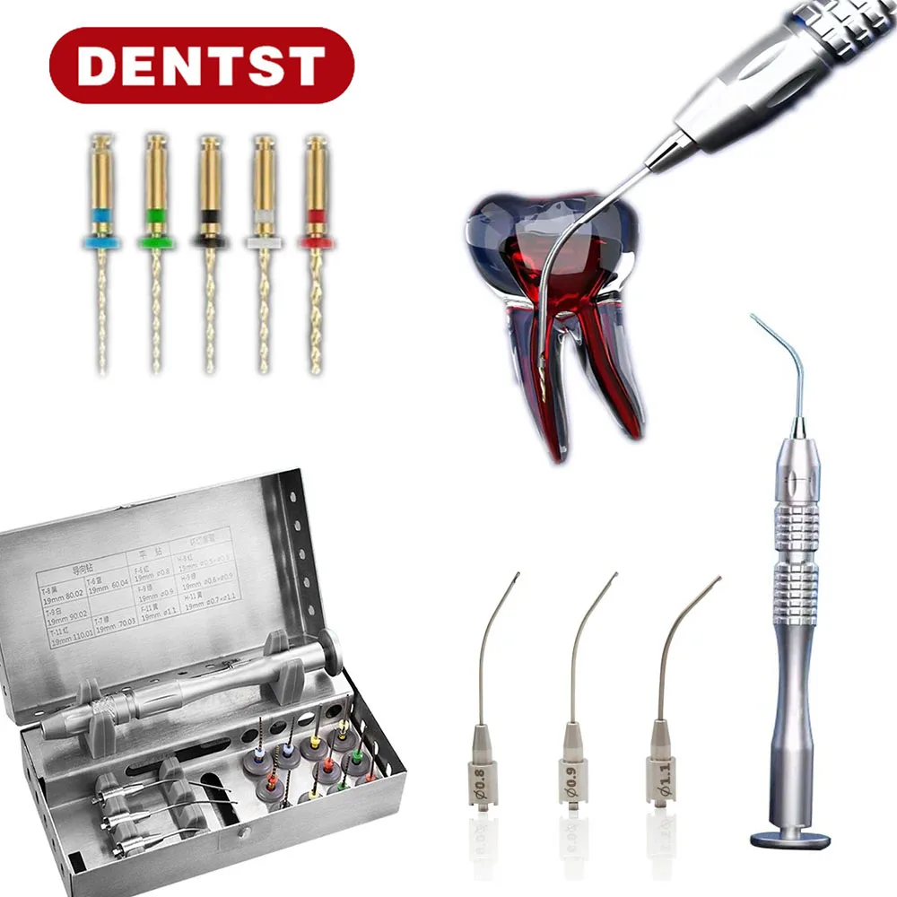 Endodontyczny ekstraktor pilników do kanałów korzeniowych Zestaw do usuwania złamanych plików Zestaw instrumentów do odciągania endoskopowego dla kliniki