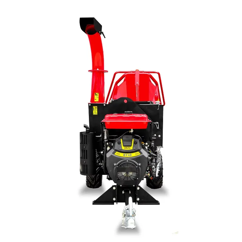 Triturador de Árvores com Alimentação Automática 27hp 740cc, Capacidade de 5 Polegadas, Picador de Madeira