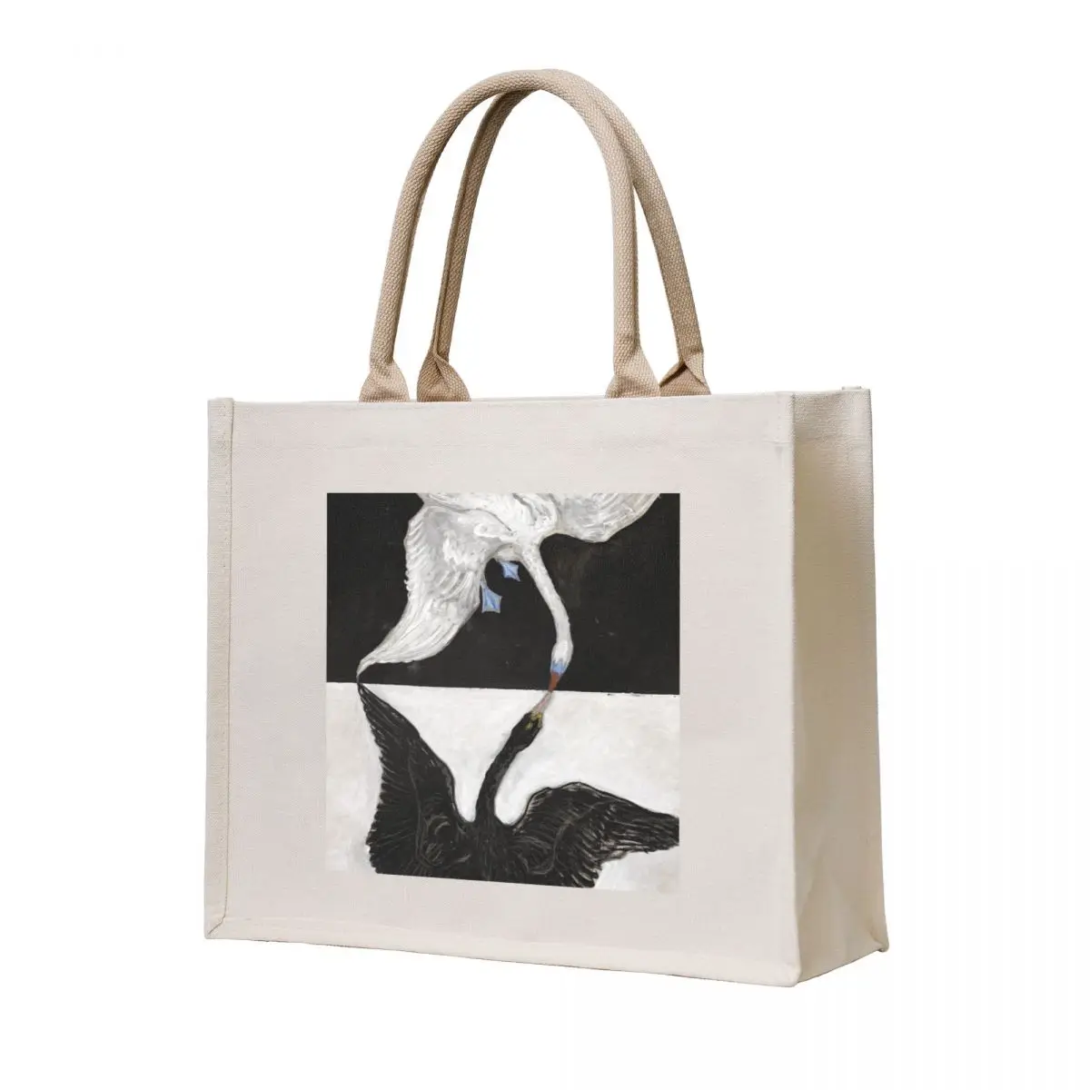 

The Swan by Hilma af Klint, 1915 Tote Bag handbag hand bags cute pouch bag