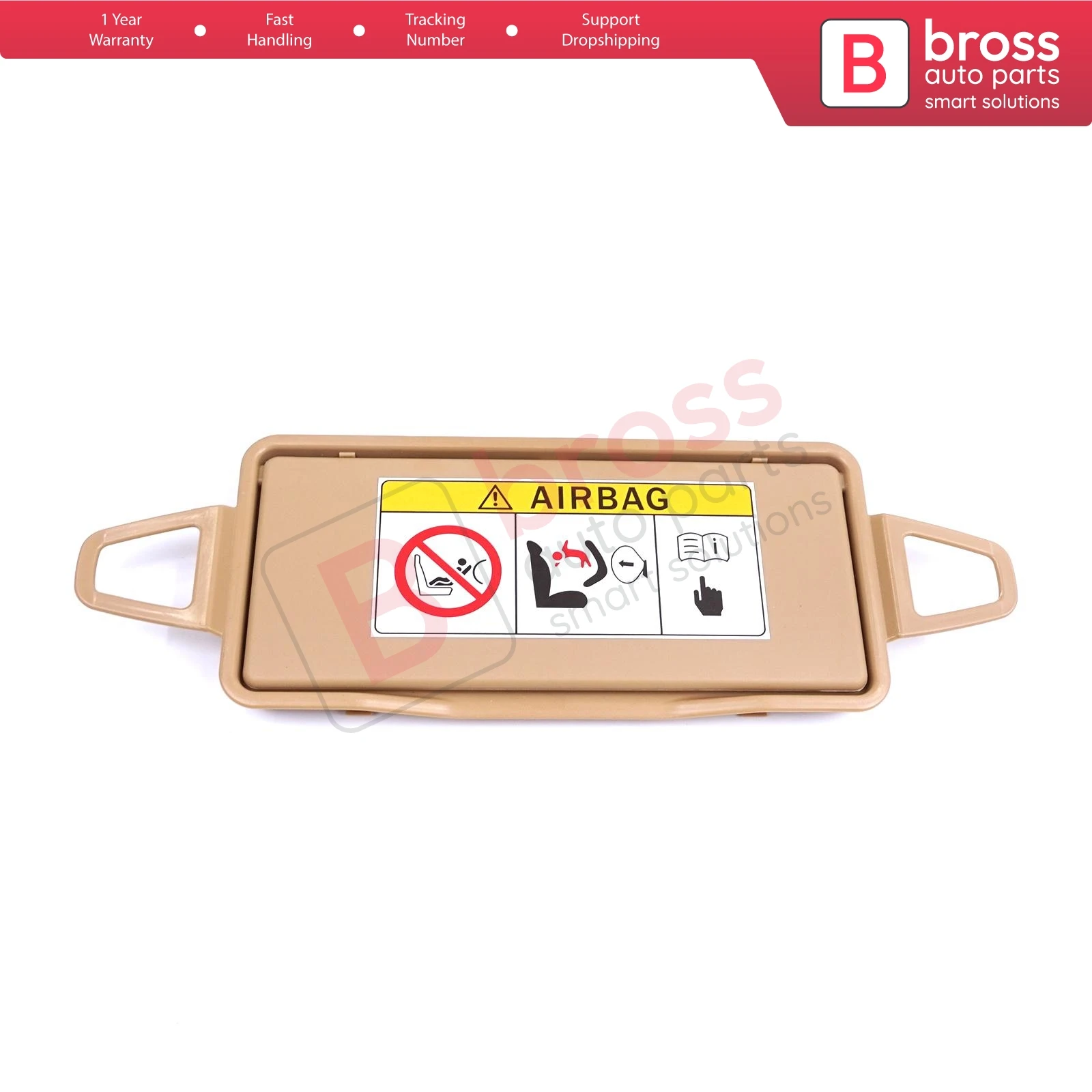 

BDP1006 SunVisor Sun Visor Shade Makeup Cosmetic Mirror Cover Beige Color 2128103710 For Mercedes E Class W212 CLS-Class W218