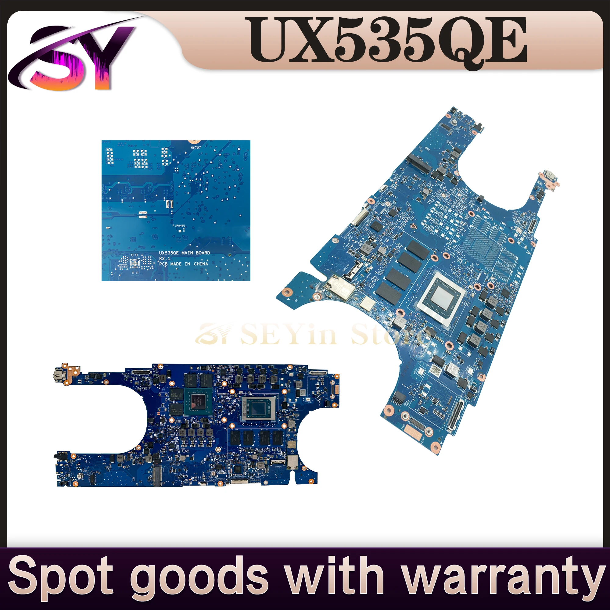Placa Base UM535QA UX535QE BM535QE para Portátil ASUS UX535Q, Placa Madre UM535Q BM535Q R5 R7 R9-5ta Generación 8GB/16G/32G-RAM UM535QE UX535QA