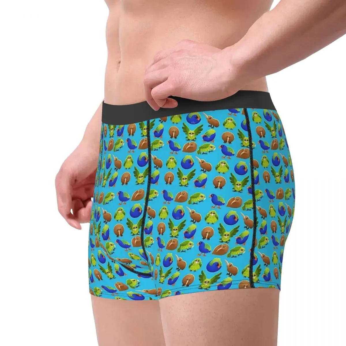 Kakapo Parrot Kaka Po Strigops Habroptila Bird Birds New Zealand's Underpants Panties Men's Underwear Shorts Boxer Briefs