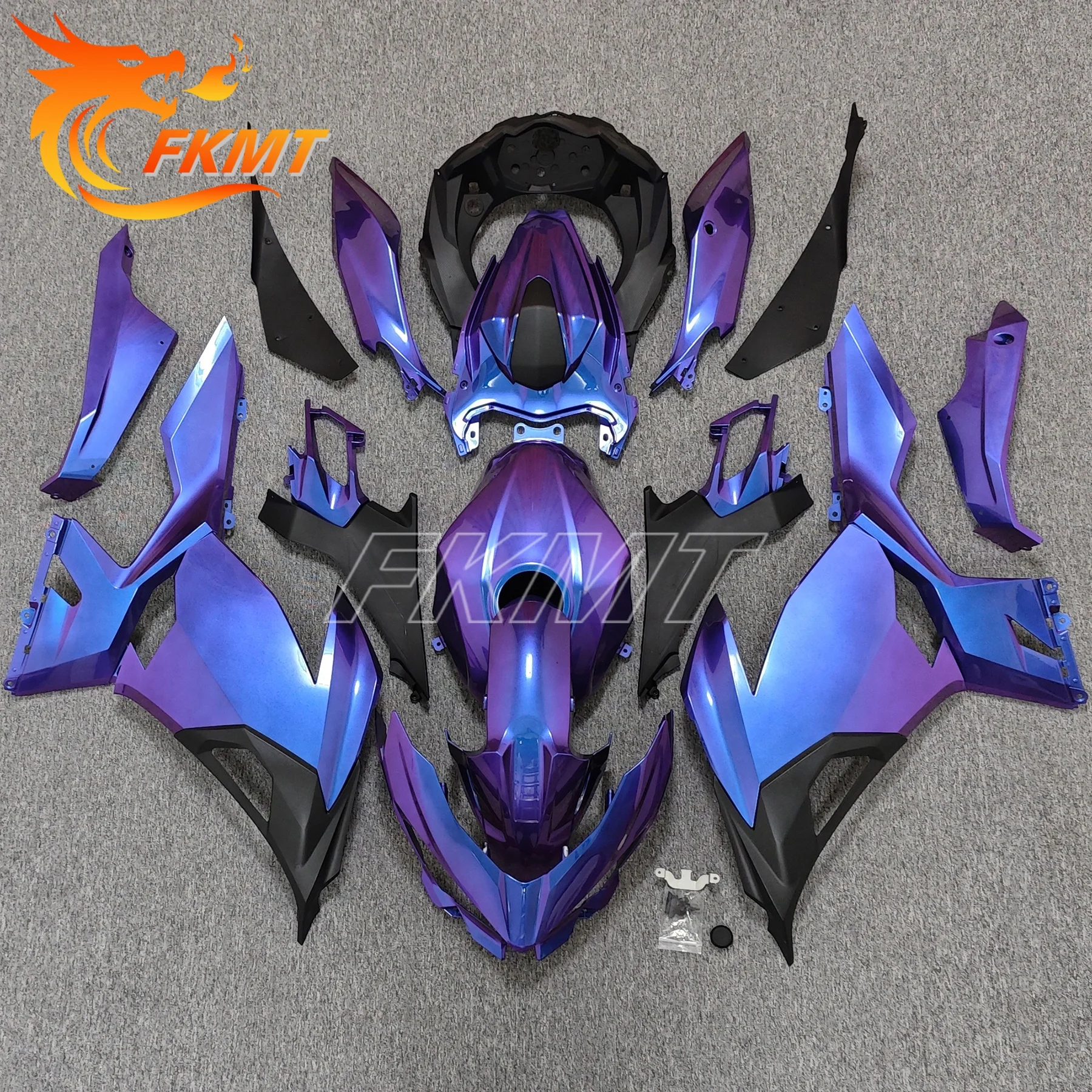 Custom Painted 23 Complete Fairing Kits Injection ABS Plastic Bodywork Cowling Suitable For Ninja 400 EX400 NINJA400 2018 2019 2