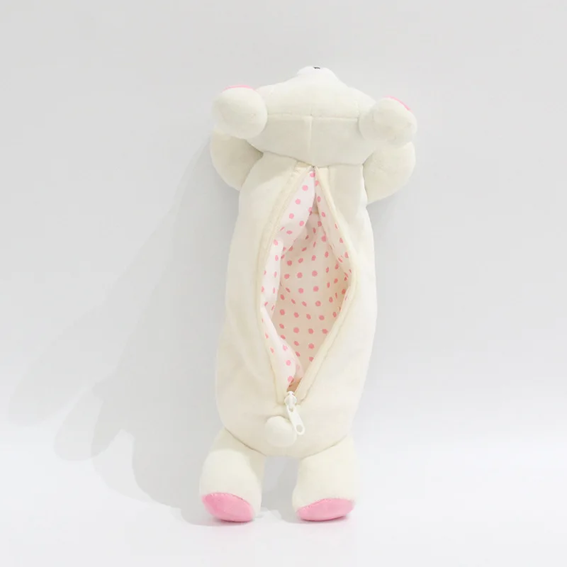 Rilakkuma Plushes مقلمة لطيفة الاسترخاء الدب طالب العودة إلى المدرسة القرطاسية أكياس جديدة للأطفال تخزين حقيبة أقلام الأطفال هدية