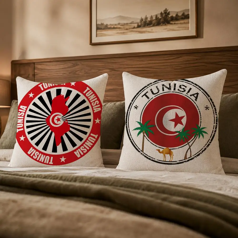 Classic Country Tunisia Cushion Cover Ultra Soft Throw Pillow Cover Skin Friendly for Sofa Bed Home Decor Gift