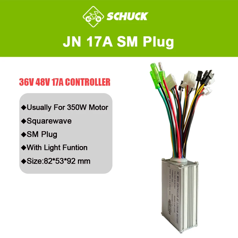 Jn Ebike Controller 36V 48V 15A 17A 22A 25A 30A 35A Controle Systeem Met 6 9 12 Mosfets voor Elektrische Scooter Conversie Onderdelen