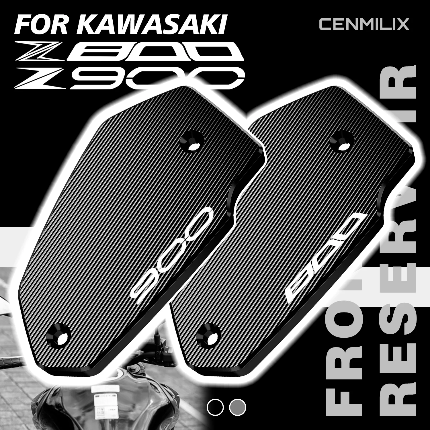 

For KAWASAKI Z900 Z800 Z 900 Z 800 Accessories Motorcycle Front Brake Fluid Reservoir Cover Engine Oil Filler Cap Tank Cap CNC