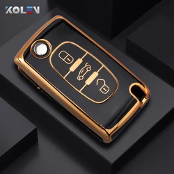 TPU Car Remote Key Case Cover Shell For Peugeot 107 206 207 307 308 406 For Citroen Xsara Picasso C2 C3 C4 C5 C6 C8 Keyless Fob