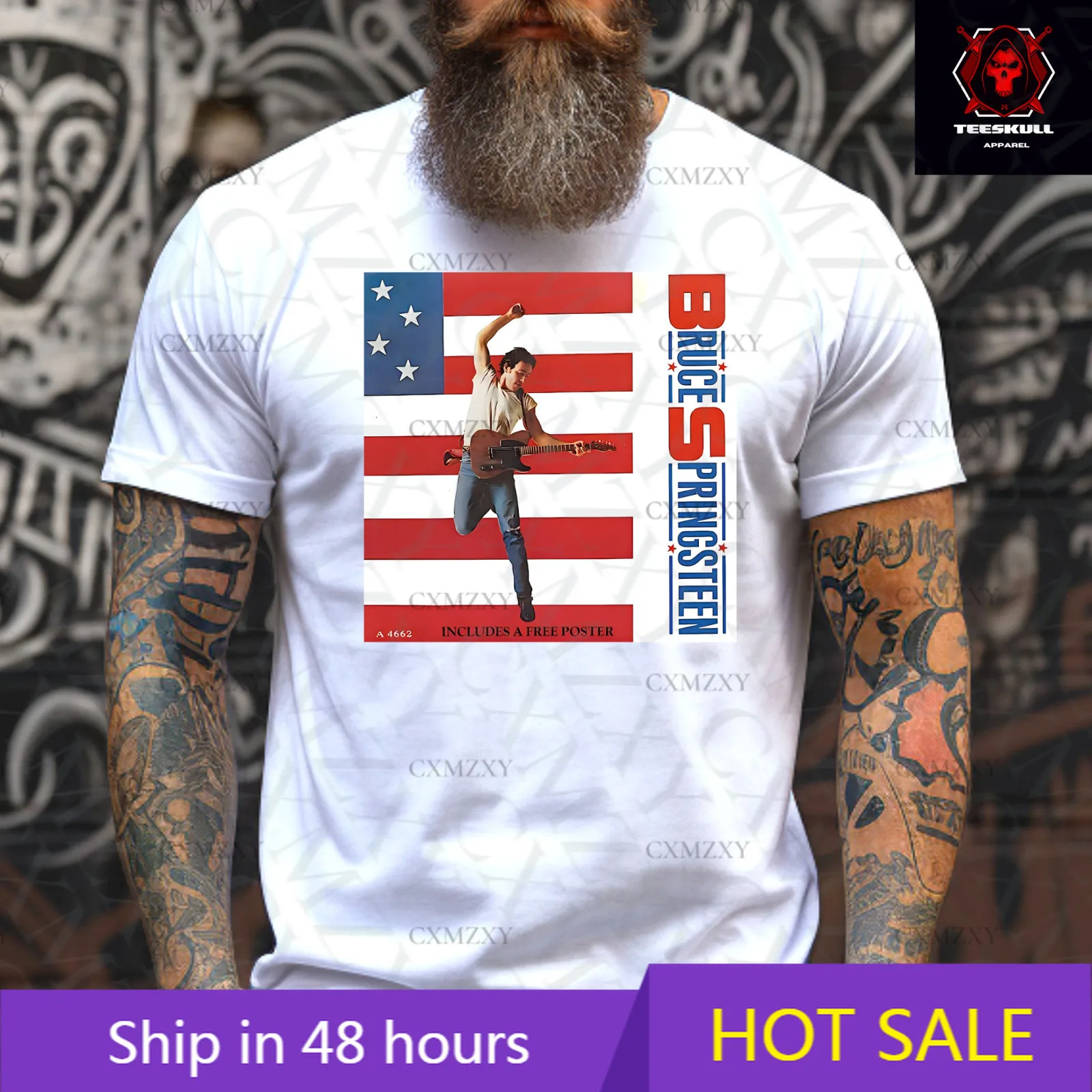 

Bruce Springsteen Classic Rock Band Tee Unisex Heavy Cotton T-SHIRT S-3XL