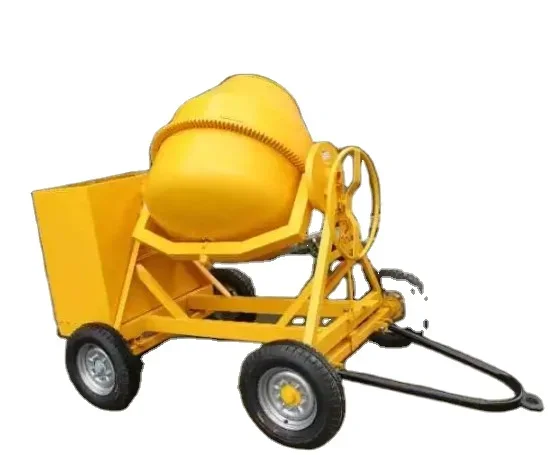 

New Electric/ Small Vertical Horizontal Concrete Mixer 350L 500L 700L 4-Wheel Traction Cement Machine Competitive Prices