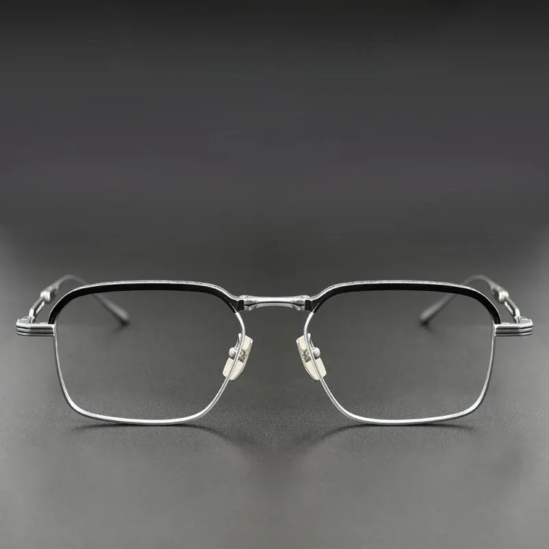 2026 Hot Sale Foldable Titanium Eyeglass Frames Lightweight Durable Portable for Daily/Office/Business Travel Styling