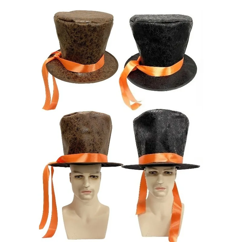 

1 шт., шляпа фокусника для вечеринки, маскарада, сценического шоу, аксессуары для одежды, праздничная шляпа для украшения выпускного вечера