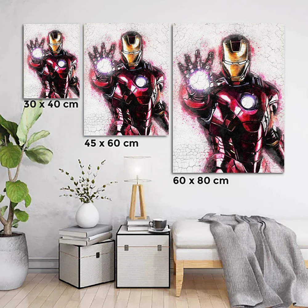 YOUQU Diamond Embroidery Cross Stitch DIY Marvel Universe Diamond Mosaic Home Decoration 5D Avengers Diamond Painting Art Gift