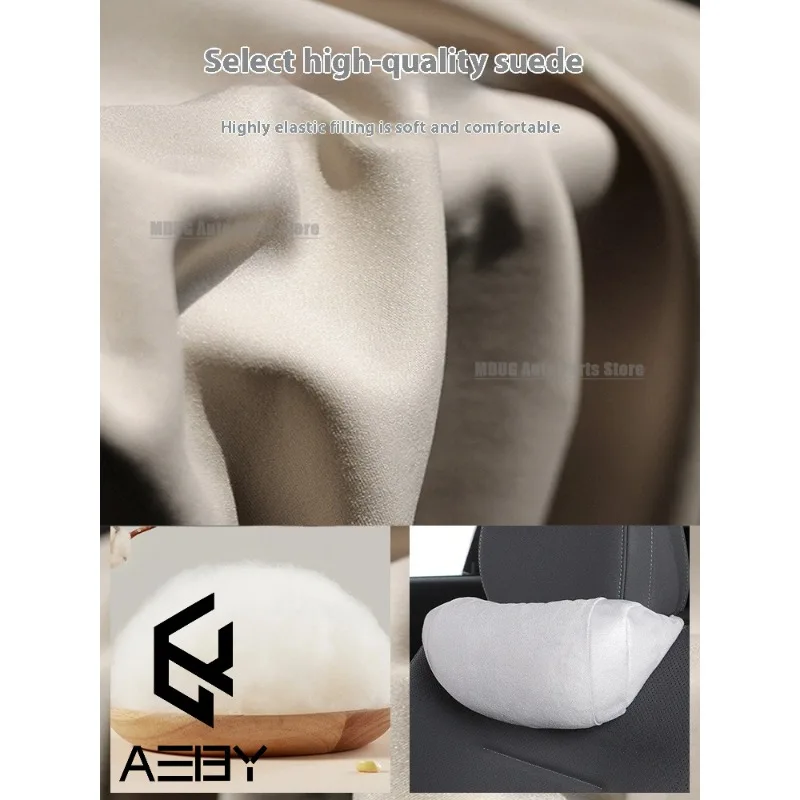 MDUG  Car Headrest For XPENG G9 2022-2025 Waist Pillow Neck Pillow Interior Modification Comfort Upgrade Interior Accessories