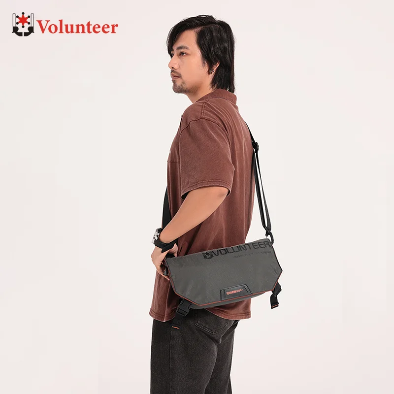 VOLUNTEER Cross-body for Men 2025 New Waterproof Fashion Oxford Large Capacity High Quality Laptop Casual Bags 1802-14