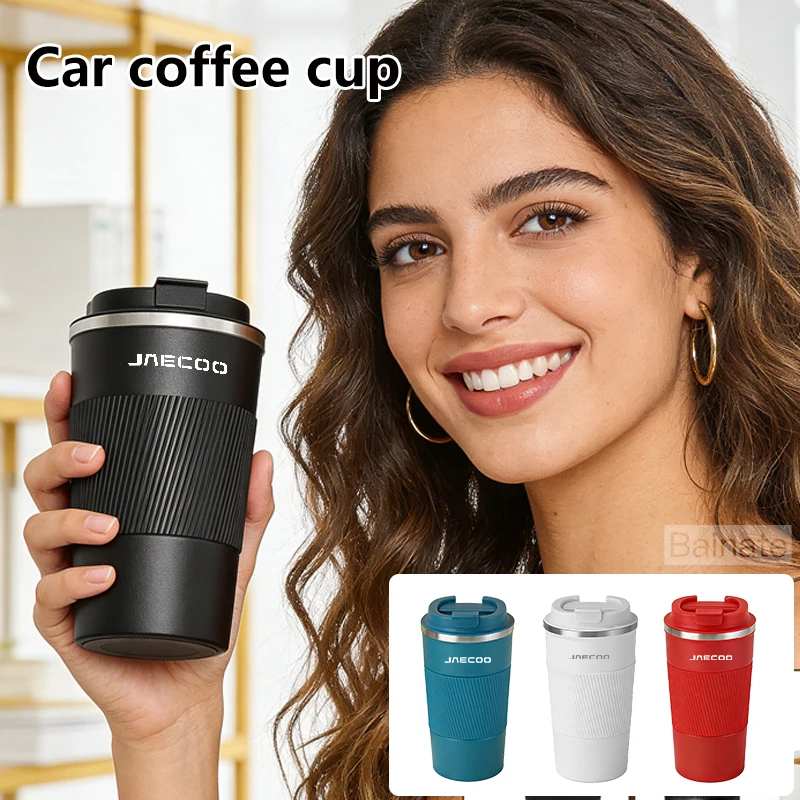 510ml Edelstahl-Kaffeebecher Thermotasse, für JAECOO J7 J7SHS J8 JAECOO J5 J9 2025, Reise-Auto-Isolierflasche Zubehör – Detail 2