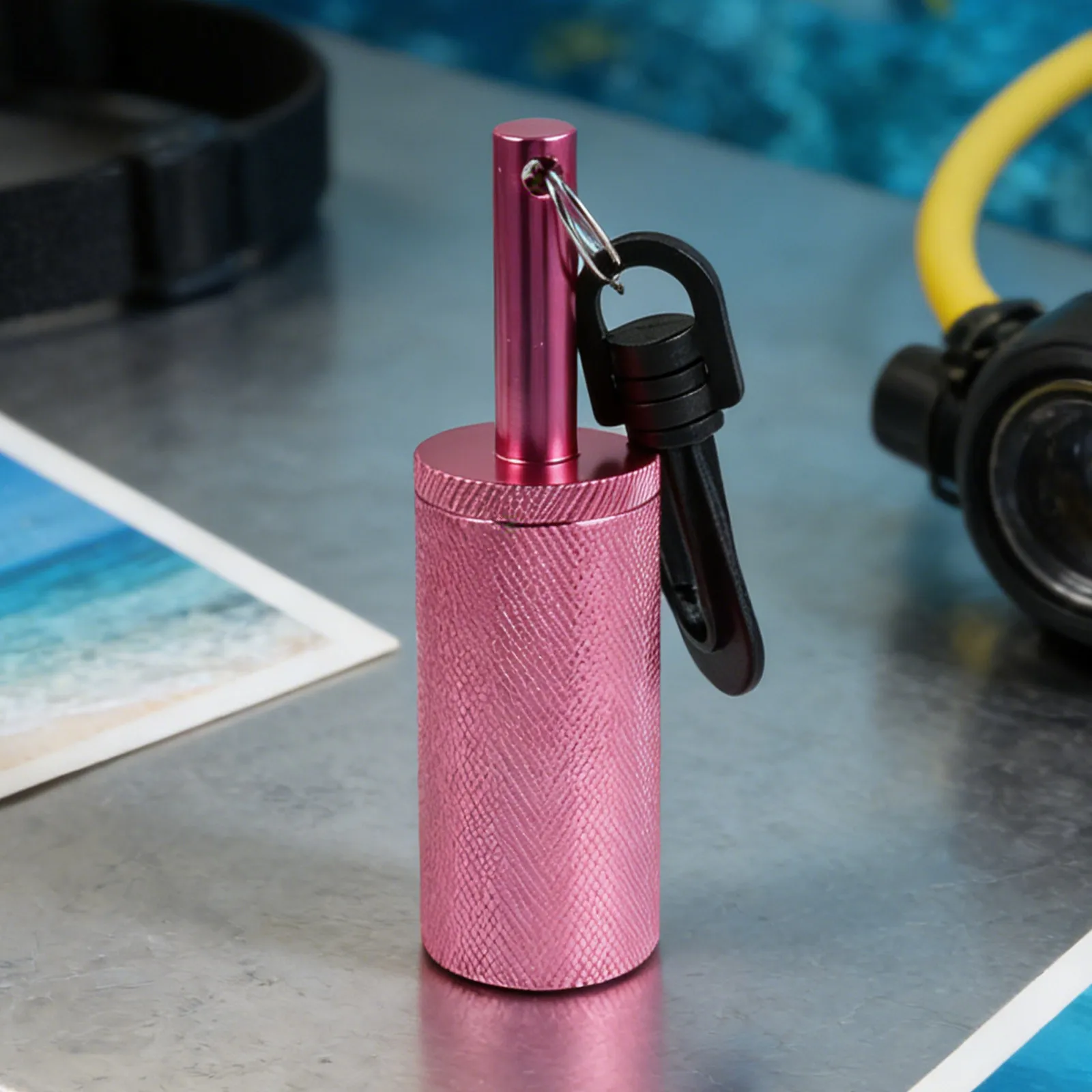 scuba-diving-safety-signal-bell-aluminum-alloy-rattle-stick-clip-underwater-noise-maker-diving-communication-device-marine