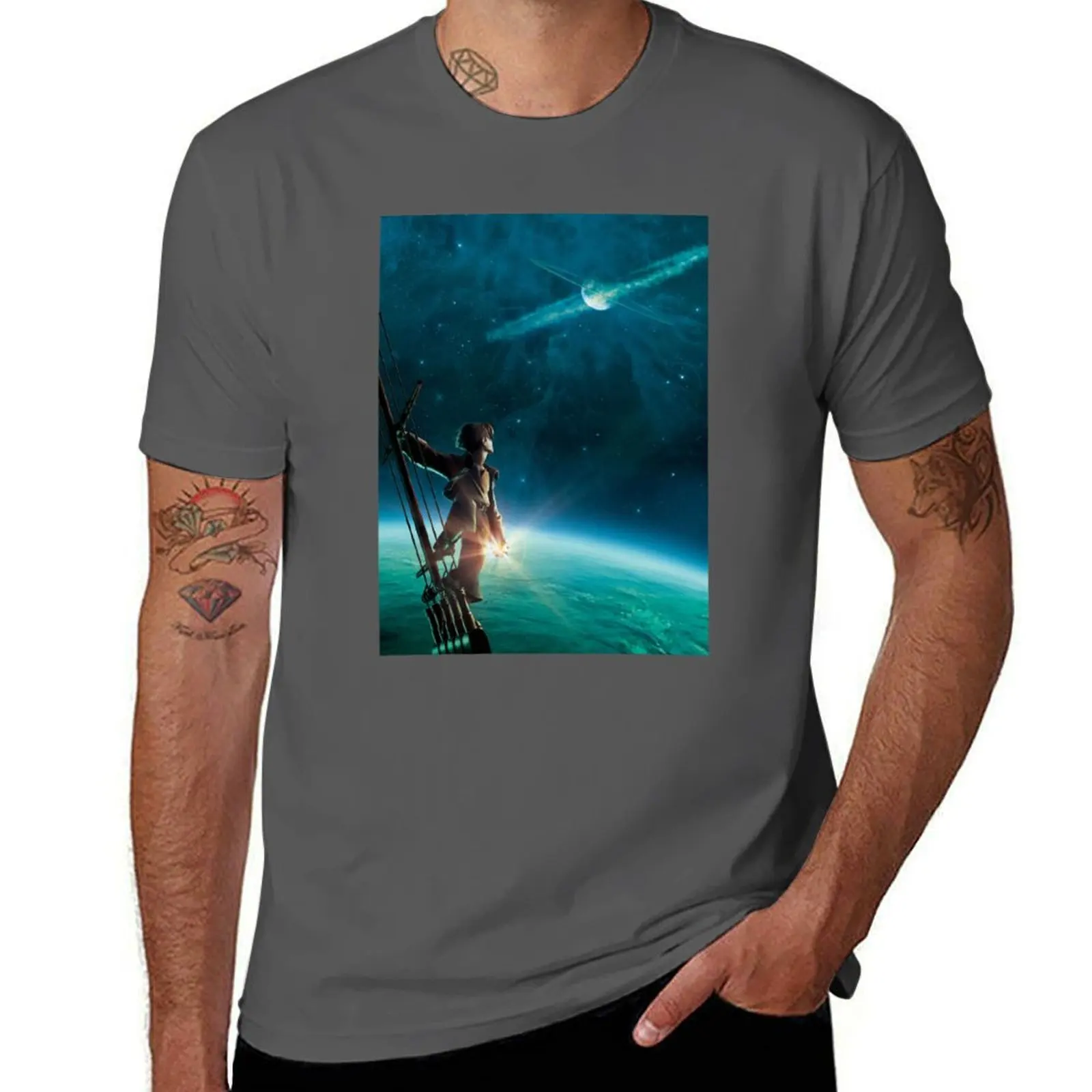 

treasure planet fan art T-Shirt Soft Basic Cotton Short Sleeve Tee