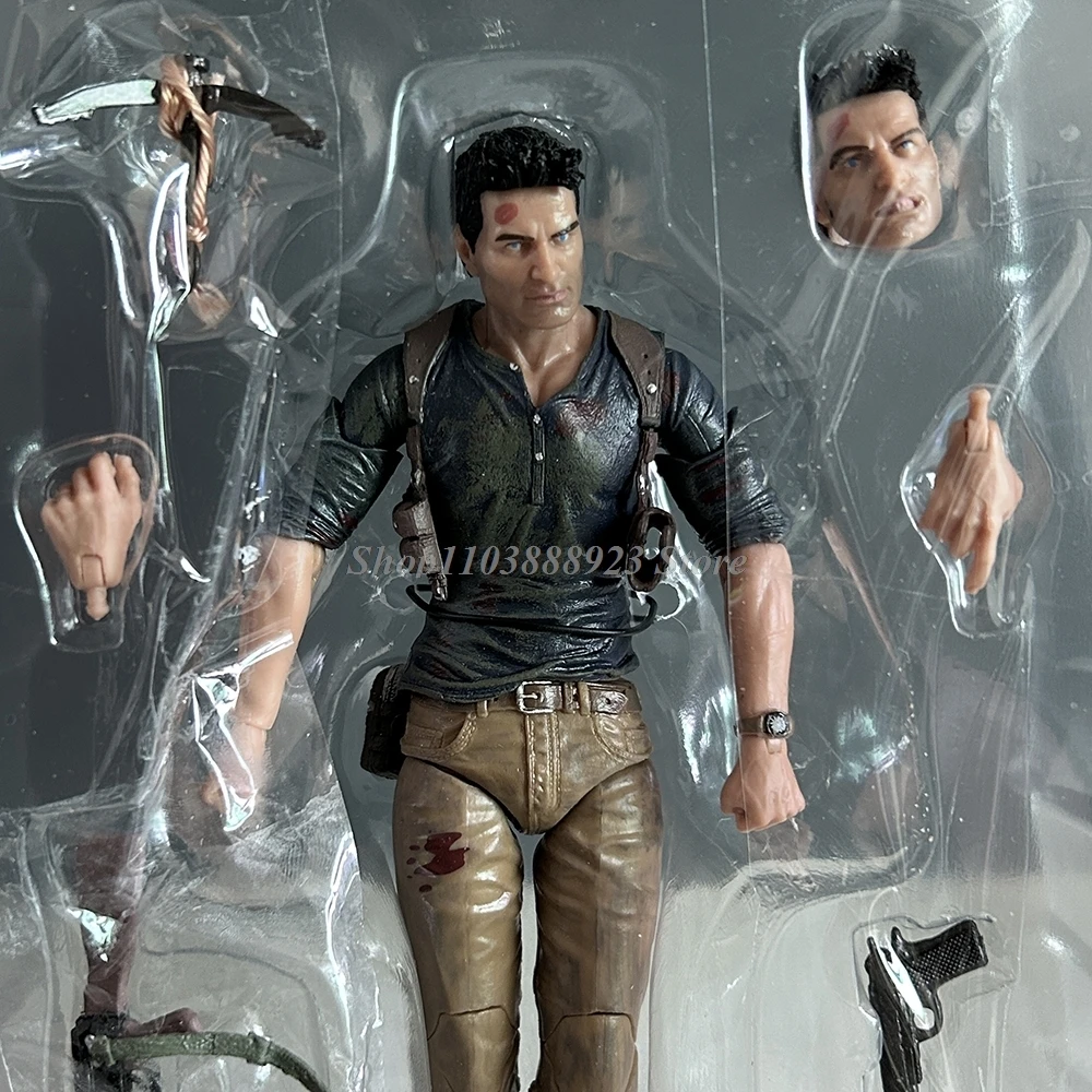 Uncharted 4 NATHAN DRAKE Action Figure Ultimate A thief's end Edition PVC Model Toys Halloween Birthday Gifts Doll - view 2